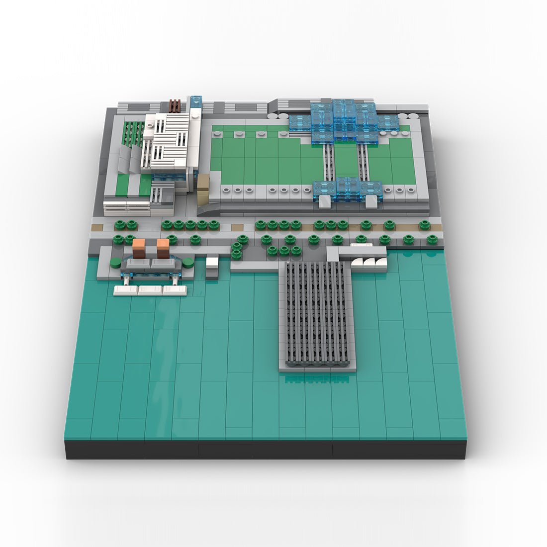 MOC - 243095 1/2000Scale NYC - Midtown Manhattan Javits Center Klemmbausteine - LesDiy - Klemmbausteine
