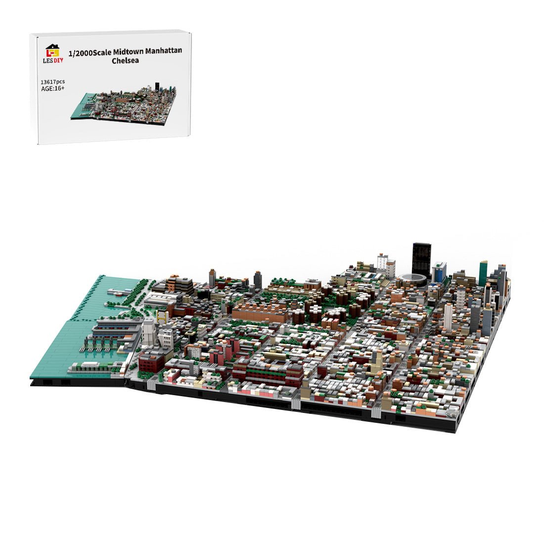 MOC - 243095 NYC - Midtown Manhattan Chelsea Klemmbausteine - LesDiy - Klemmbausteine