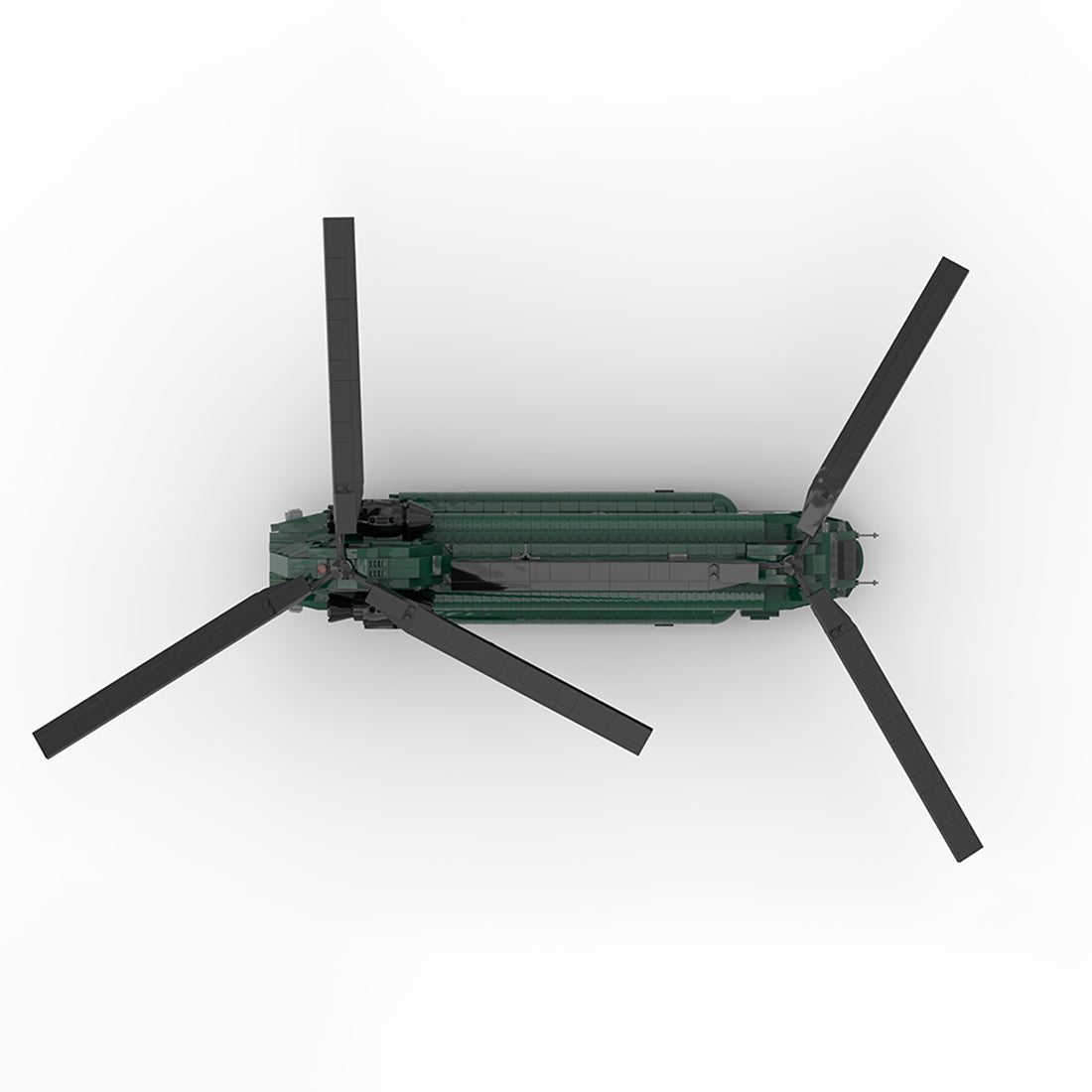 MOC - 24312 Boeing CH - 47 F Chinook Klemmbausteine - LesDiy - Klemmbausteine