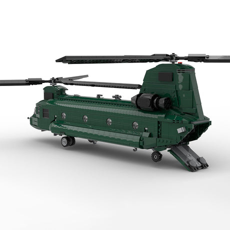 MOC - 24312 Boeing CH - 47 F Chinook Klemmbausteine - LesDiy - Klemmbausteine