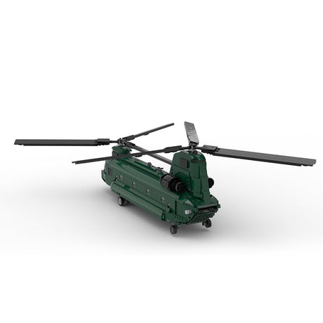 MOC - 24312 Boeing CH - 47 F Chinook Klemmbausteine - LesDiy - Klemmbausteine