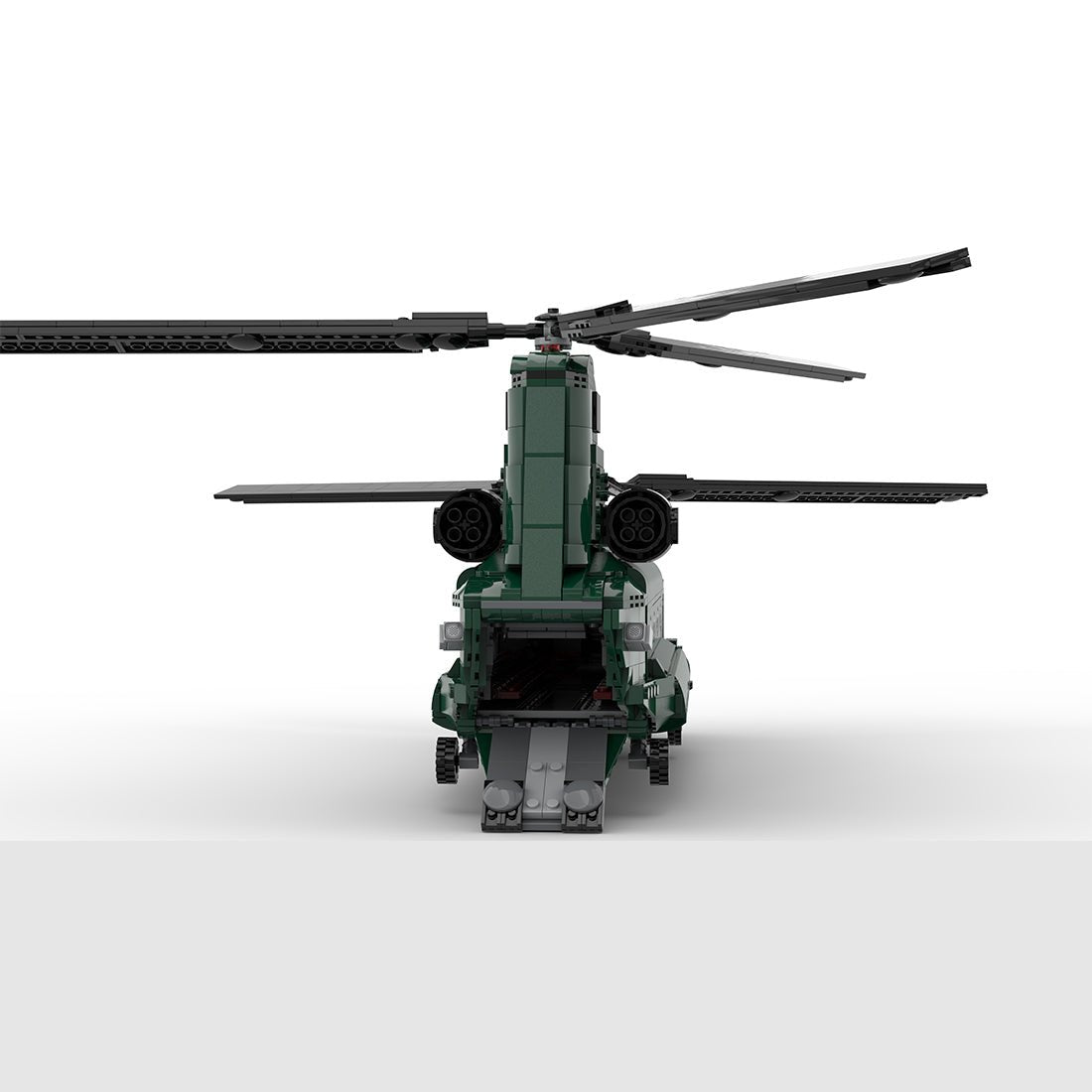 MOC - 24312 Boeing CH - 47 F Chinook Klemmbausteine - LesDiy - Klemmbausteine