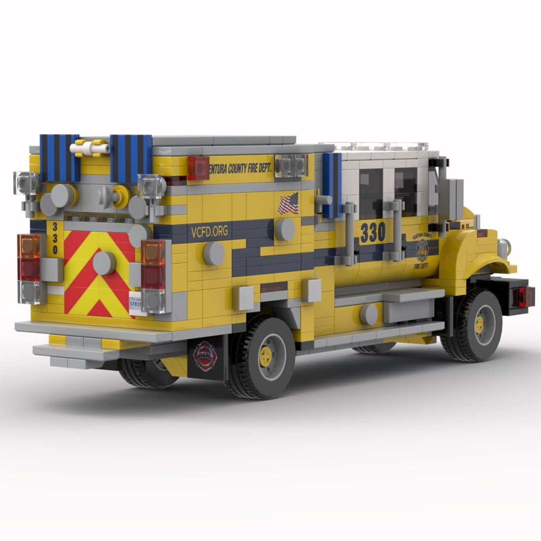 MOC - 243349 - 2024 BME Intl. Type 3 Brush Engine Ventura County FD Klemmbausteine - LesDiy - Klemmbausteine