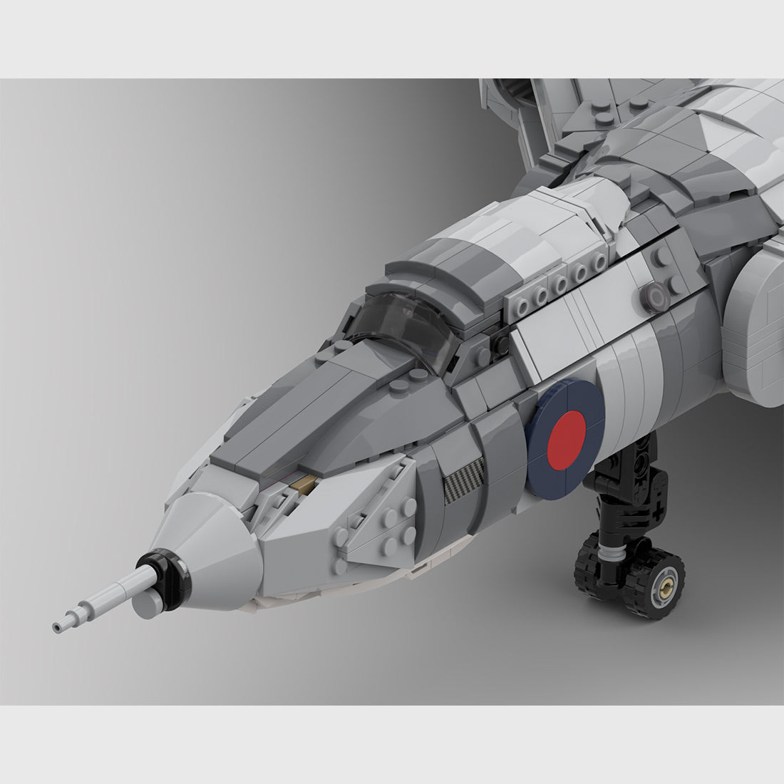 MOC - 244945 Avro Vulcan Klemmbausteine - LesDiy - Klemmbausteine