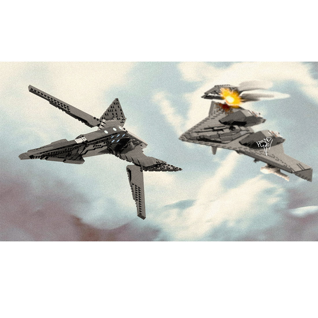 MOC - 246806 1:35 Scale ADF - 11 Raven "Hugin" (And ADF - 11F) Klemmbausteine - LesDiy - Klemmbausteine