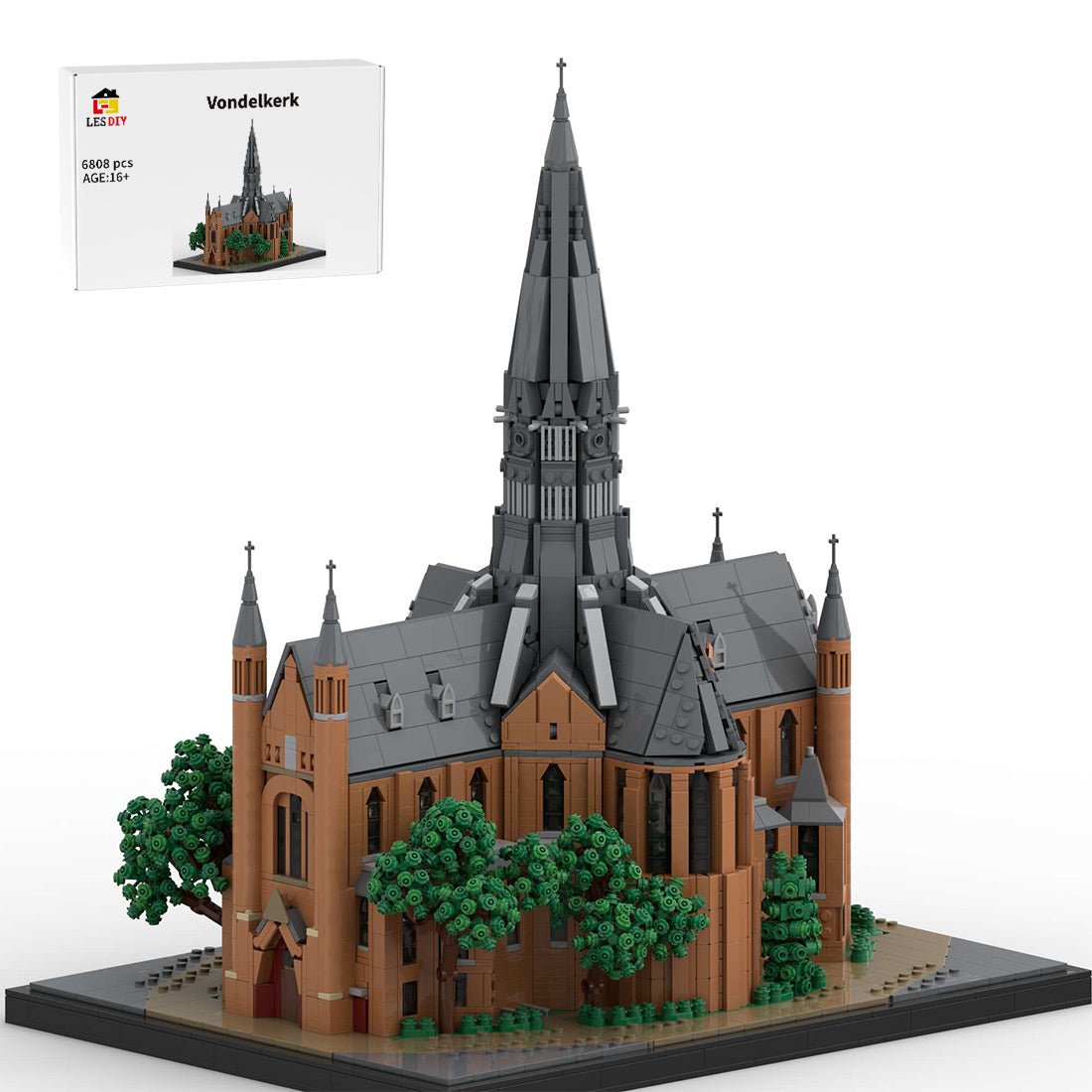 MOC - 248825 Vondelkerk Klemmbausteine - LesDiy - Klemmbausteine