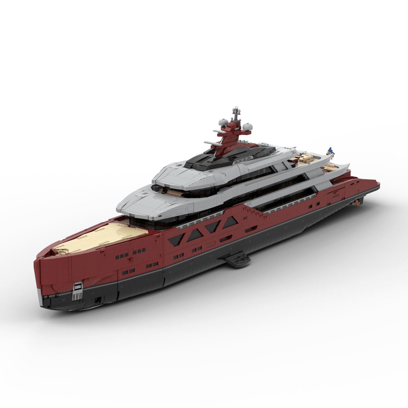 MOC - 254412 VELETTA Superyacht Klemmbausteine - LesDiy - Klemmbausteine