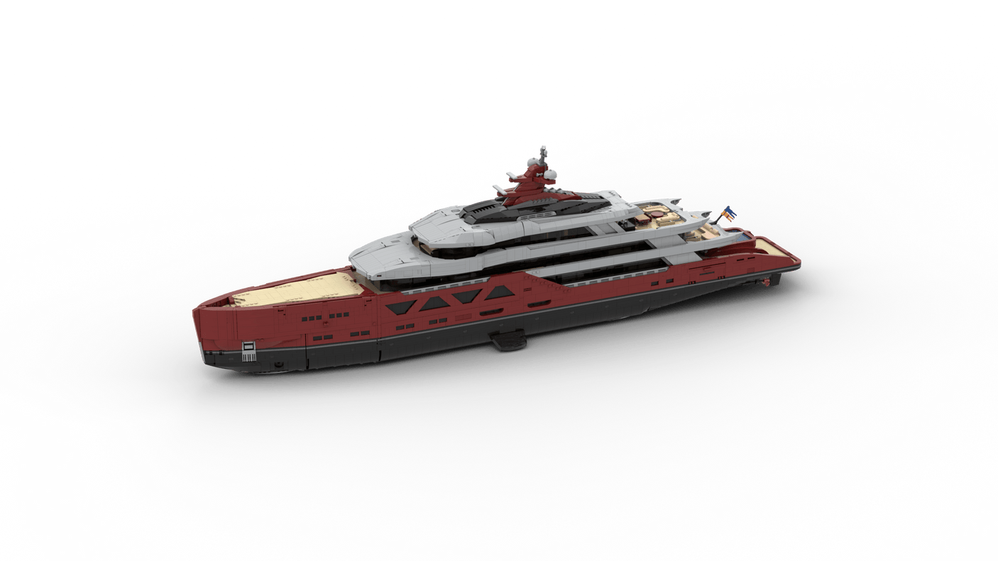 MOC - 254412 VELETTA Superyacht Klemmbausteine - LesDiy - Klemmbausteine