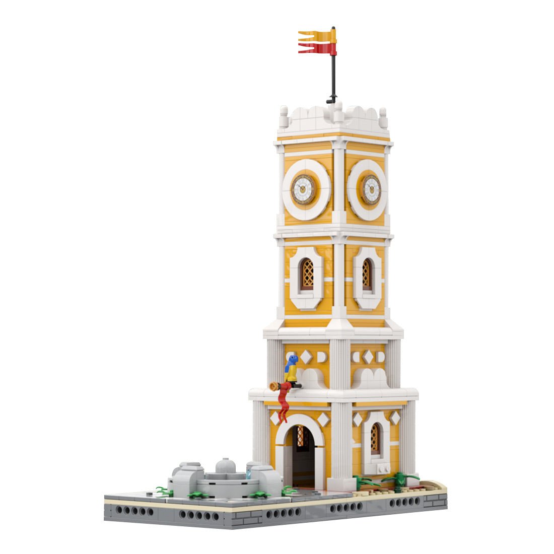 MOC-261902 Uhrturm – Bucht der Seefahrer Klemmbausteine-LesDiy-Klemmbausteine