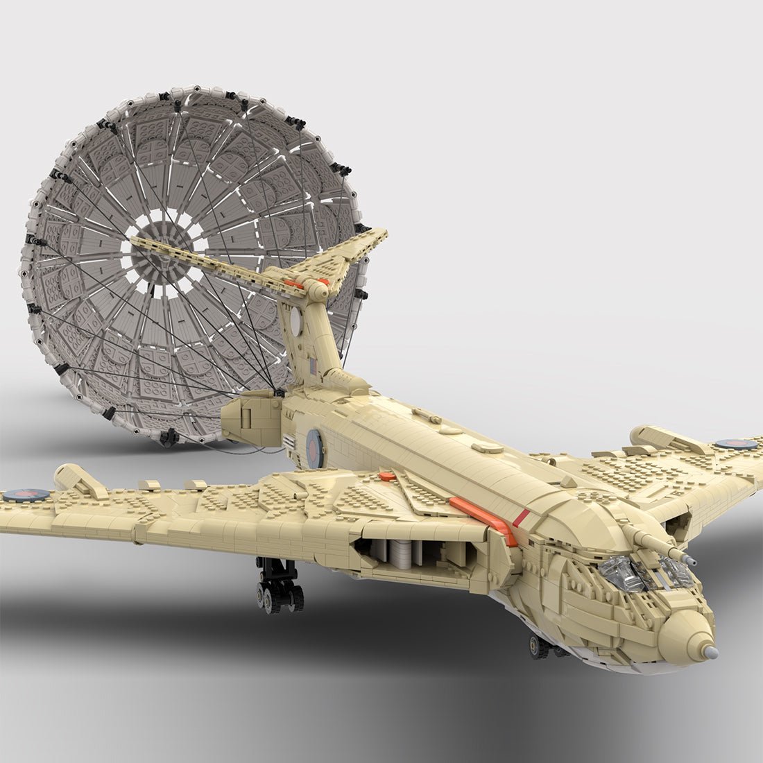 MOC-262401 + MOC-265563 Handley Page Victor with Extra Accessories Klemmbausteine-LesDiy-Klemmbausteine