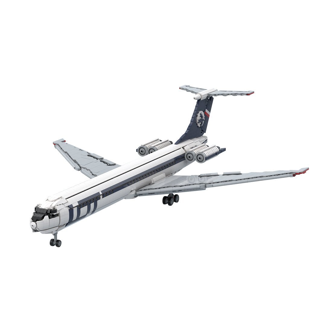 MOC-266001 IL-62 – LOT Polish Airlines Klemmbausteine-LesDiy-Klemmbausteine