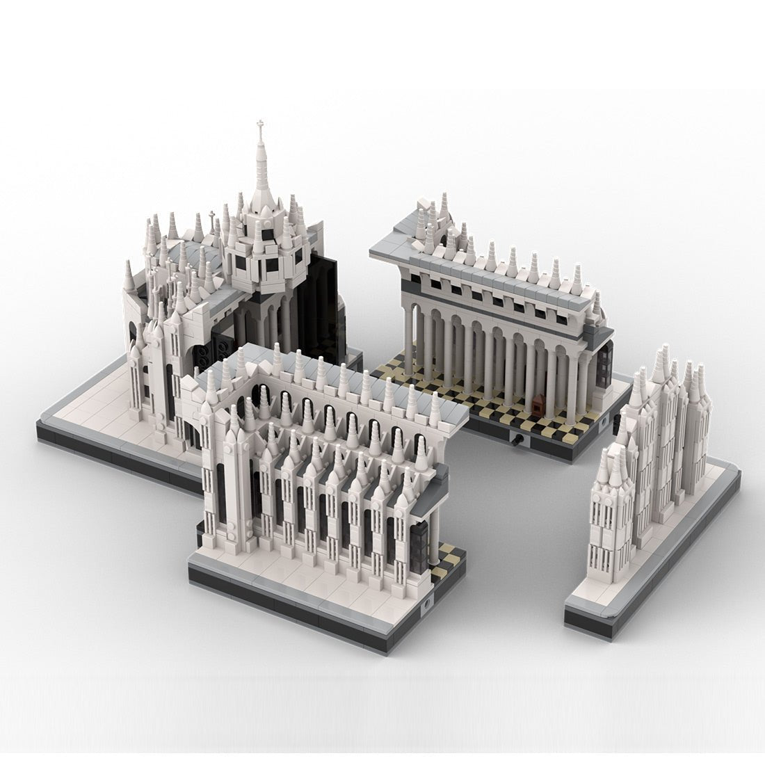 MOC-268717 Duomo di Milano cathedral Klemmbausteine-LesDiy-Klemmbausteine