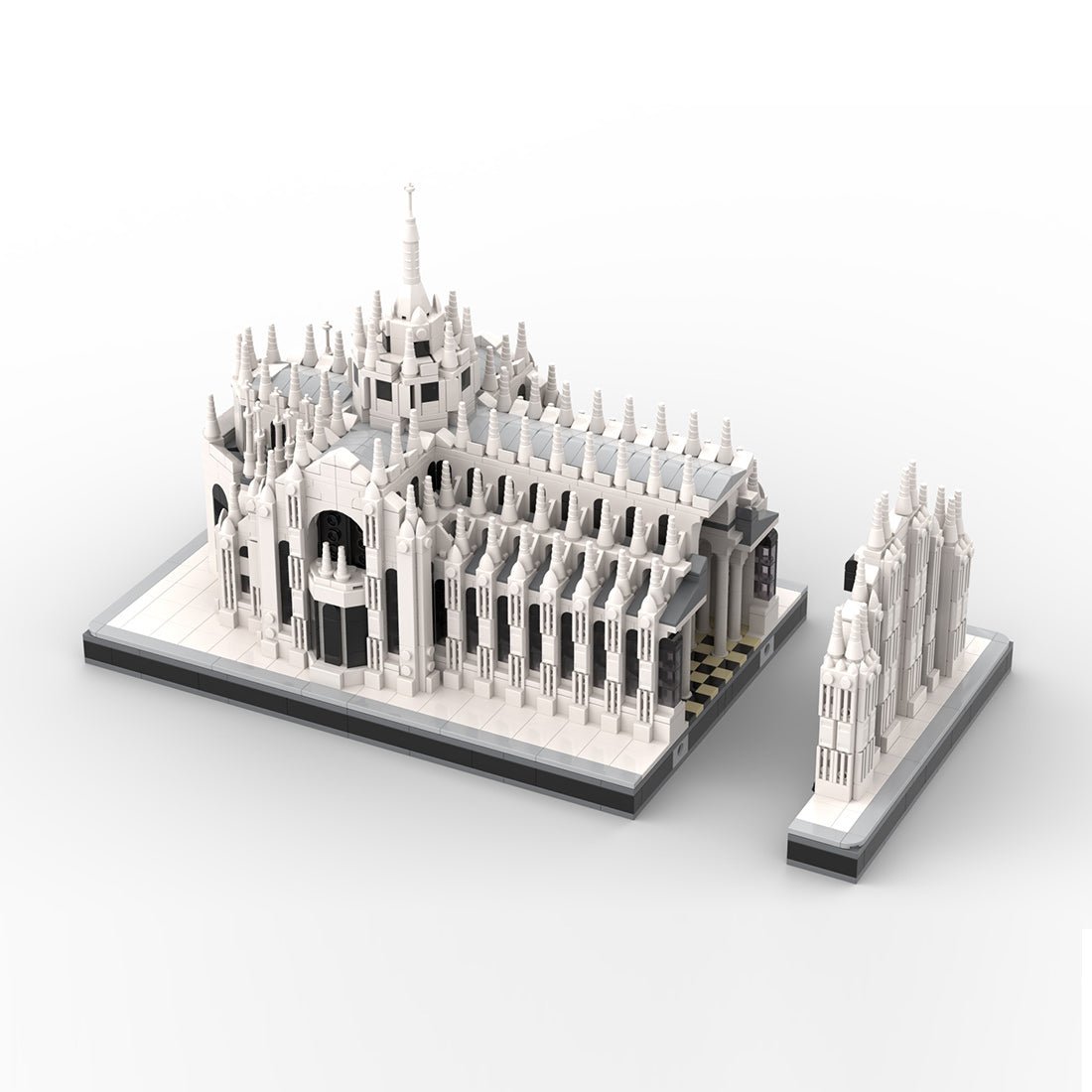 MOC-268717 Duomo di Milano cathedral Klemmbausteine-LesDiy-Klemmbausteine