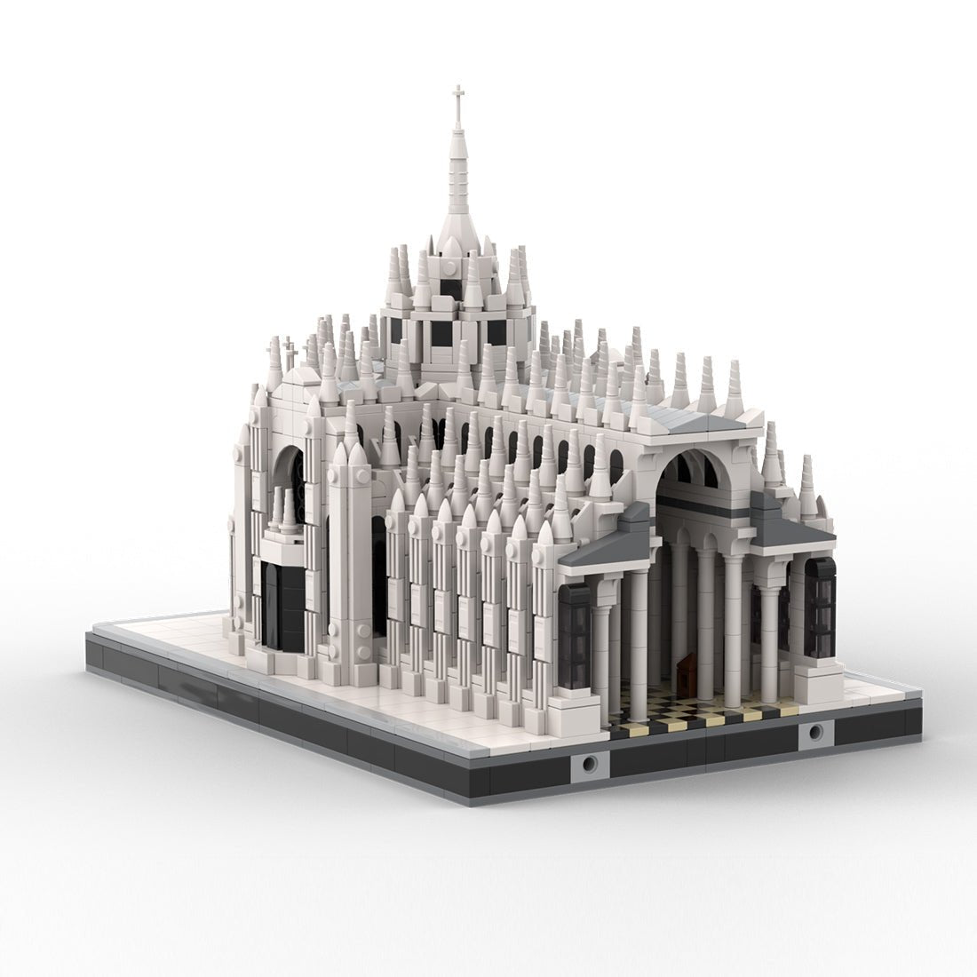MOC-268717 Duomo di Milano cathedral Klemmbausteine-LesDiy-Klemmbausteine
