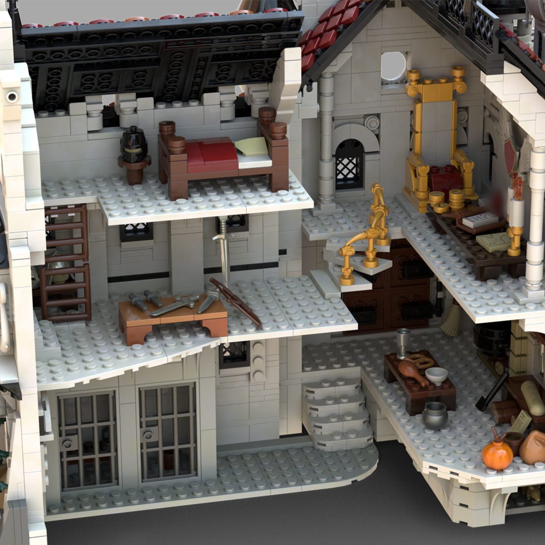 MOC-270960 Griffstone Castle Klemmbausteine-LesDiy-Klemmbausteine