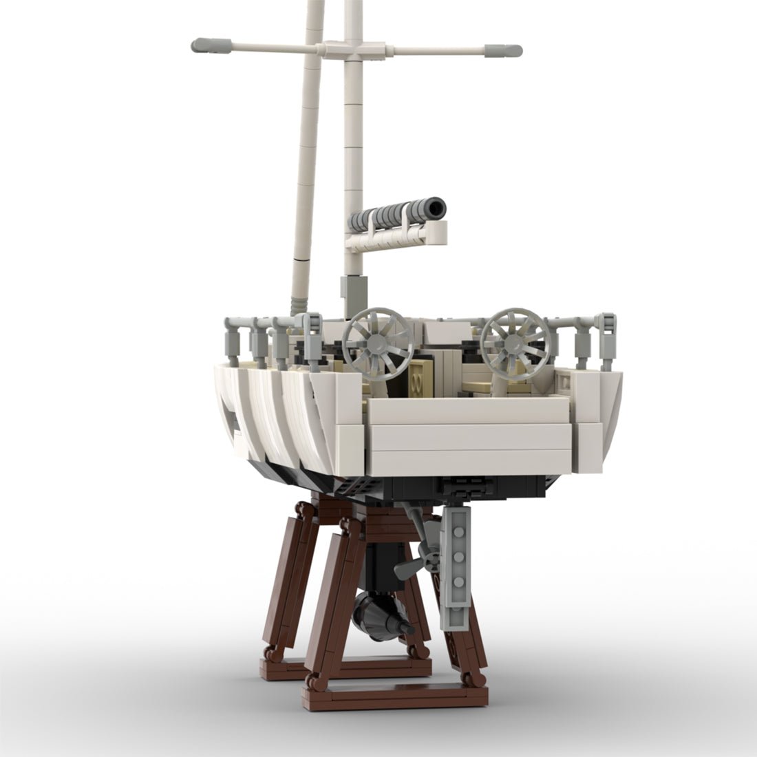 MOC-273023 Moderne Segelyacht Klemmbausteine-LesDiy-Klemmbausteine