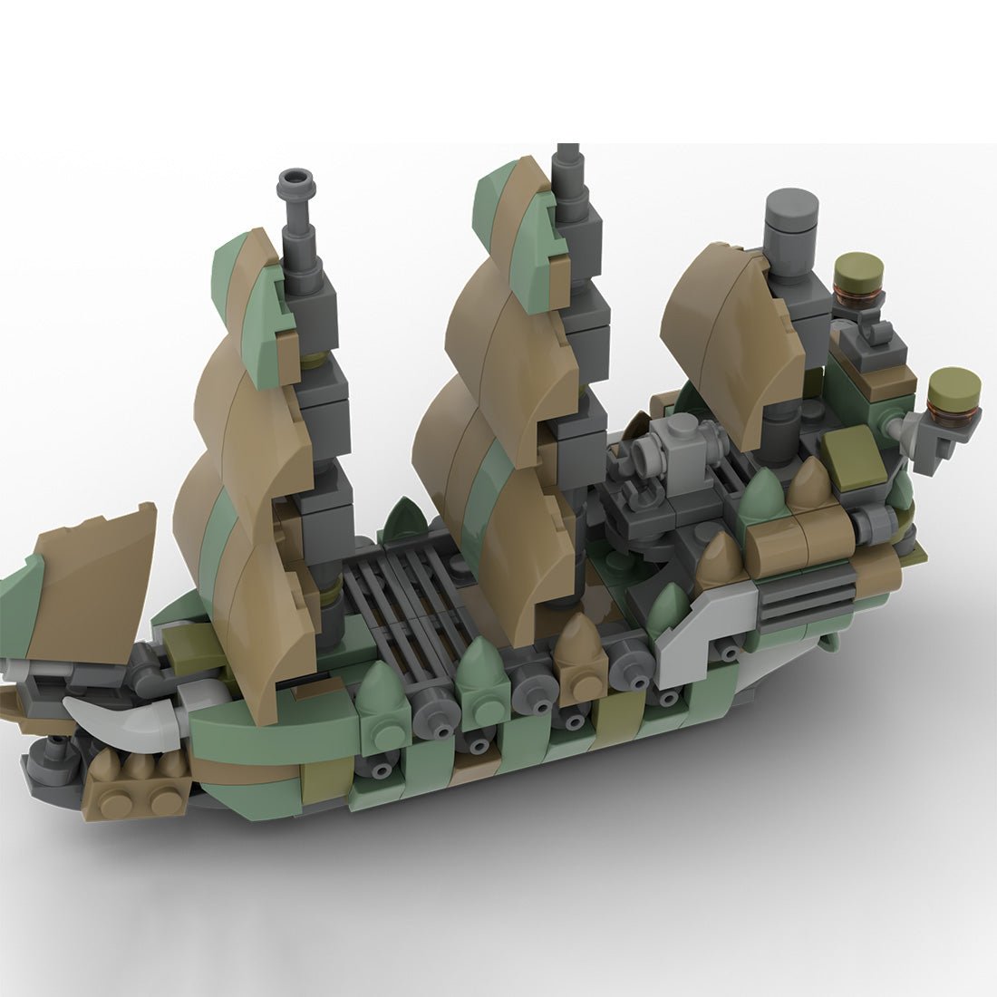 MOC-275987 LEGO Pirates of the Caribbean – Mini-Schiff „Flying Dutchman“ Klemmbausteine-LesDiy-Klemmbausteine