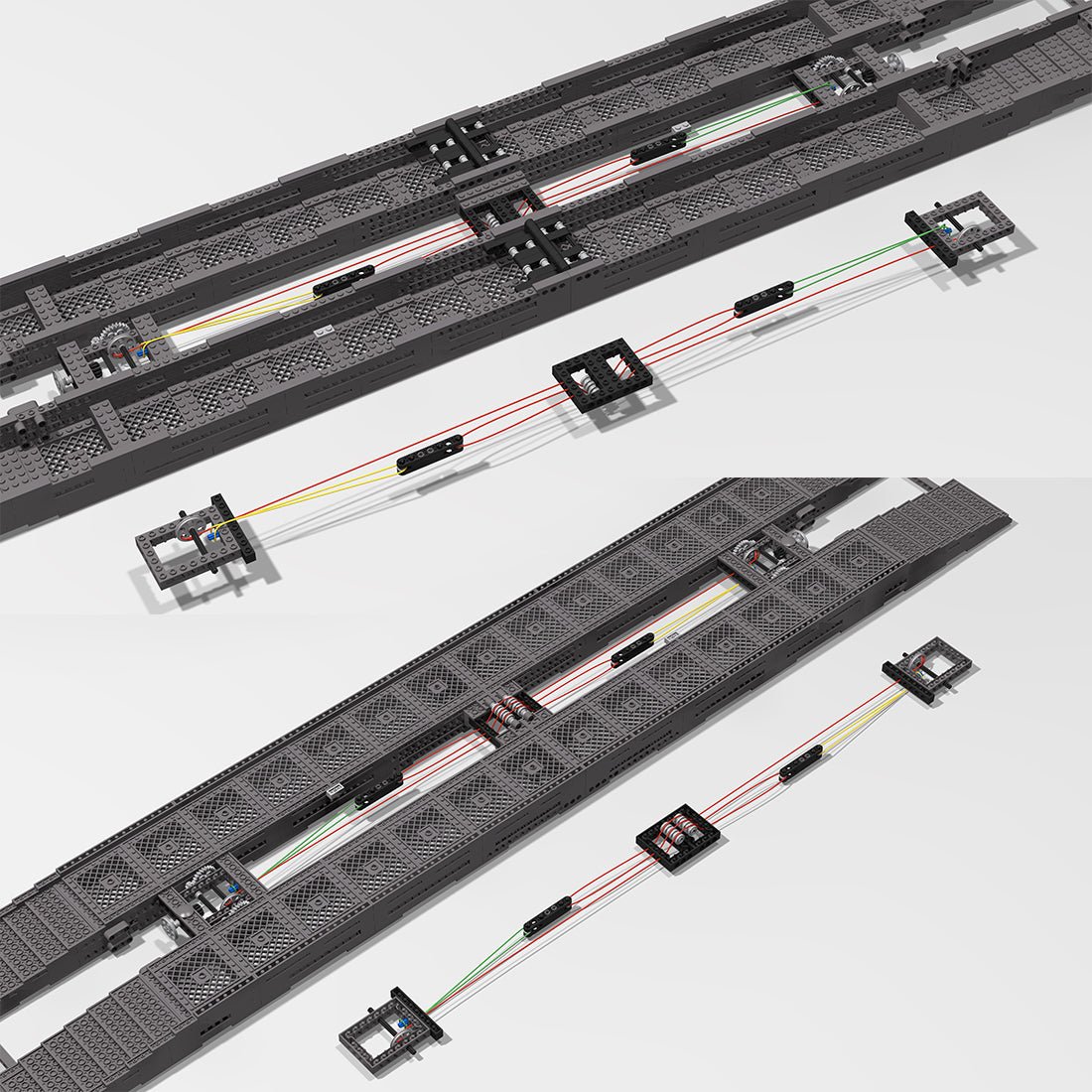 MOC - 29526 Ultimativer M1A2 - Panzer mit Brückenschicht Klemmbausteine - LesDiy - Klemmbausteine