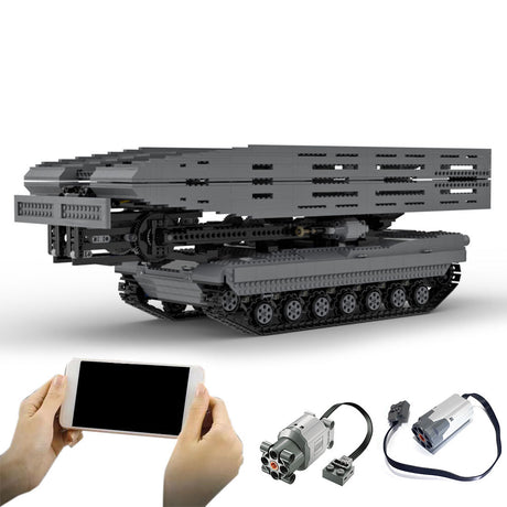 MOC - 29526 Ultimativer M1A2 - Panzer mit Brückenschicht Klemmbausteine - LesDiy - Klemmbausteine