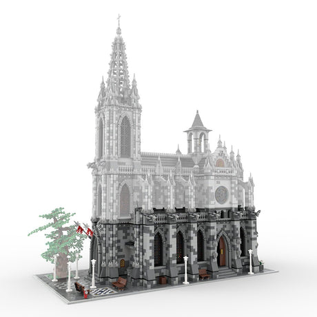 MOC - 29962 Gothic Cathedral Module A Klemmbausteine - LesDiy - Klemmbausteine