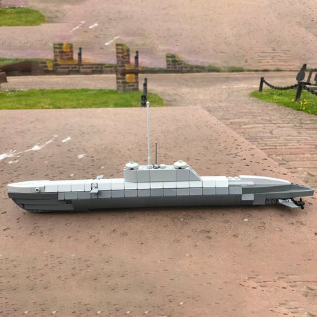 MOC - 30342 U - Boat Type XXI Klemmbausteine - LesDiy - Klemmbausteine