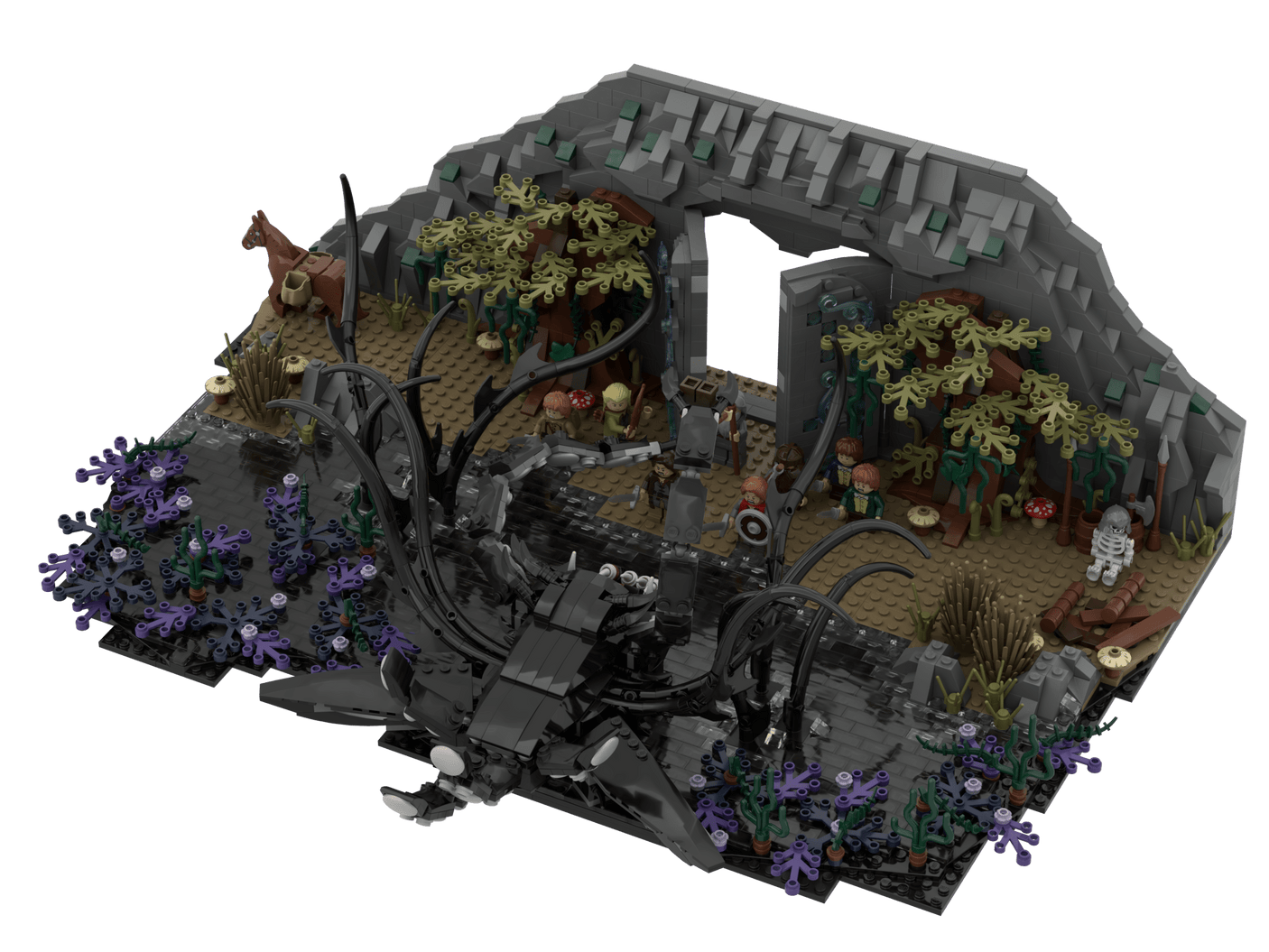 MOC - 30989 The Watcher in the Water Klemmbausteine - LesDiy - Klemmbausteine