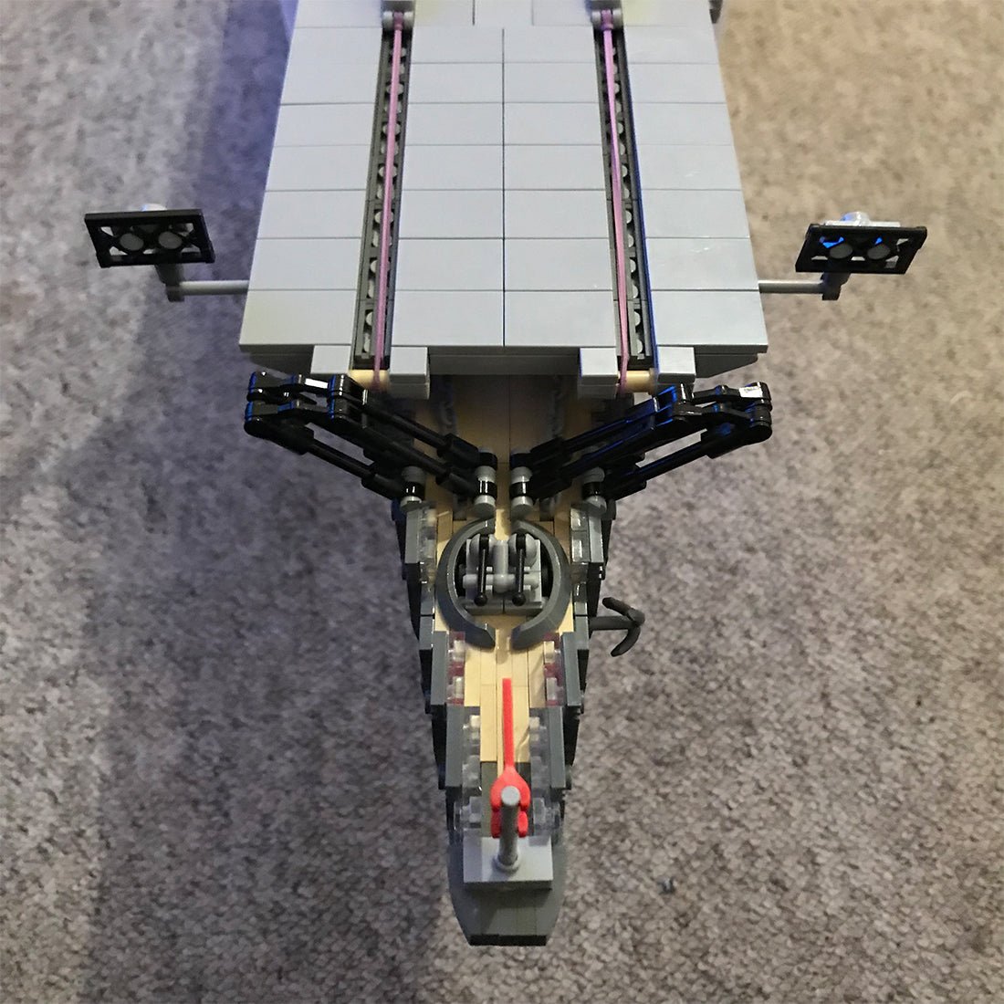 MOC - 34030 Graf Zeppelin Flugzeugträger Klemmbausteine - LesDiy - Klemmbausteine