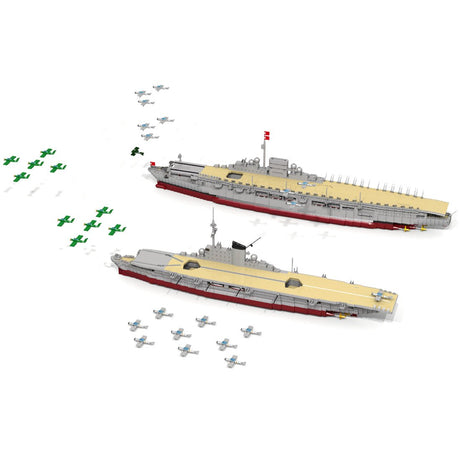 MOC - 34030 Graf Zeppelin Flugzeugträger Klemmbausteine - LesDiy - Klemmbausteine