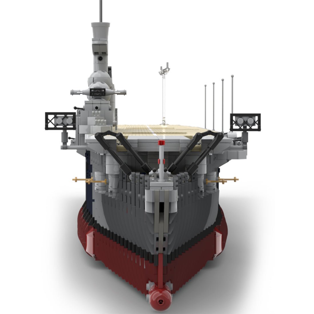 MOC - 34030 Graf Zeppelin Flugzeugträger Klemmbausteine - LesDiy - Klemmbausteine