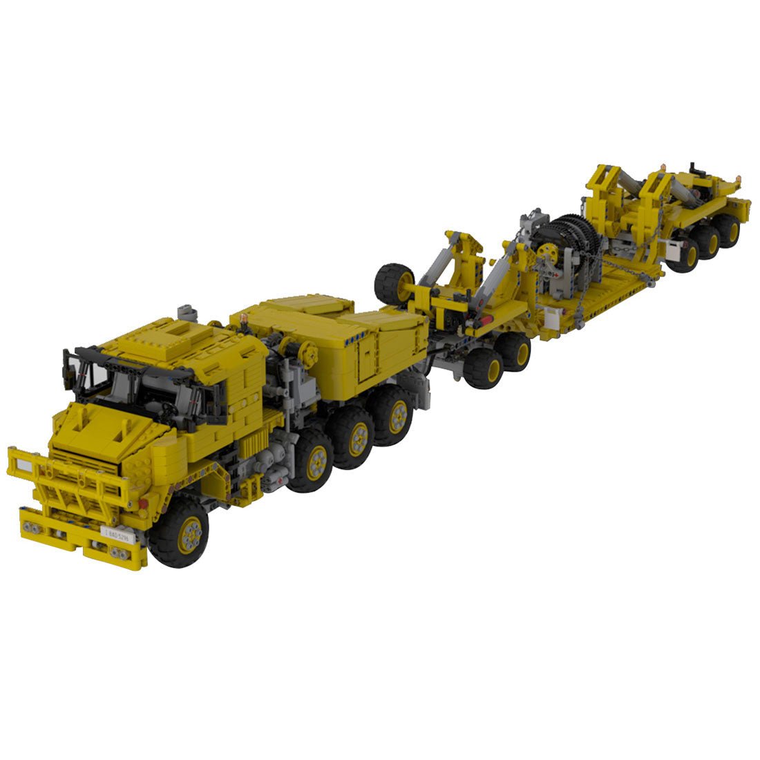 MOC - 34732 Schwerlasttransporter mit Aufhängungsmodell - LesDiy - Klemmbausteine