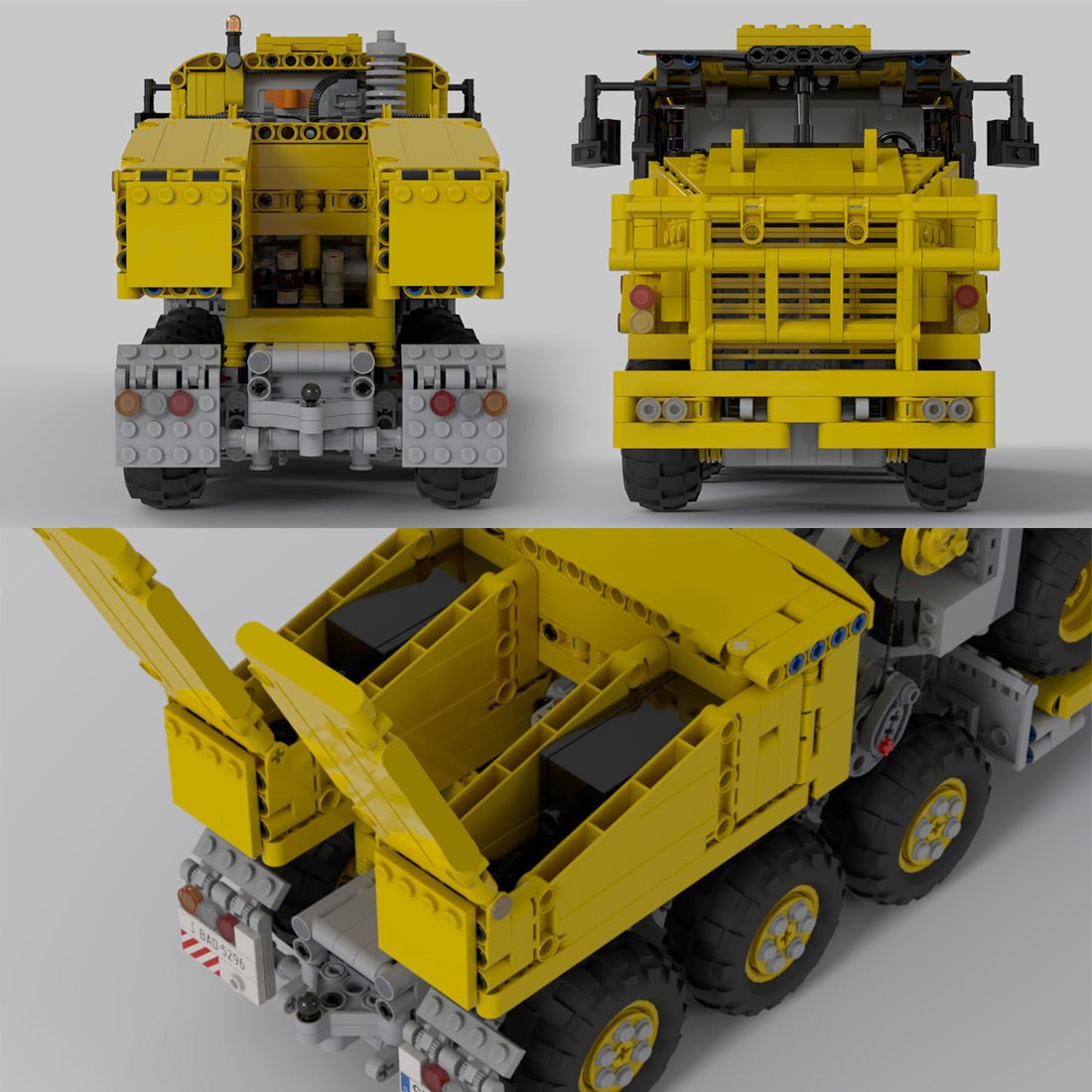 MOC - 34732 Schwerlasttransporter mit Aufhängungsmodell - LesDiy - Klemmbausteine