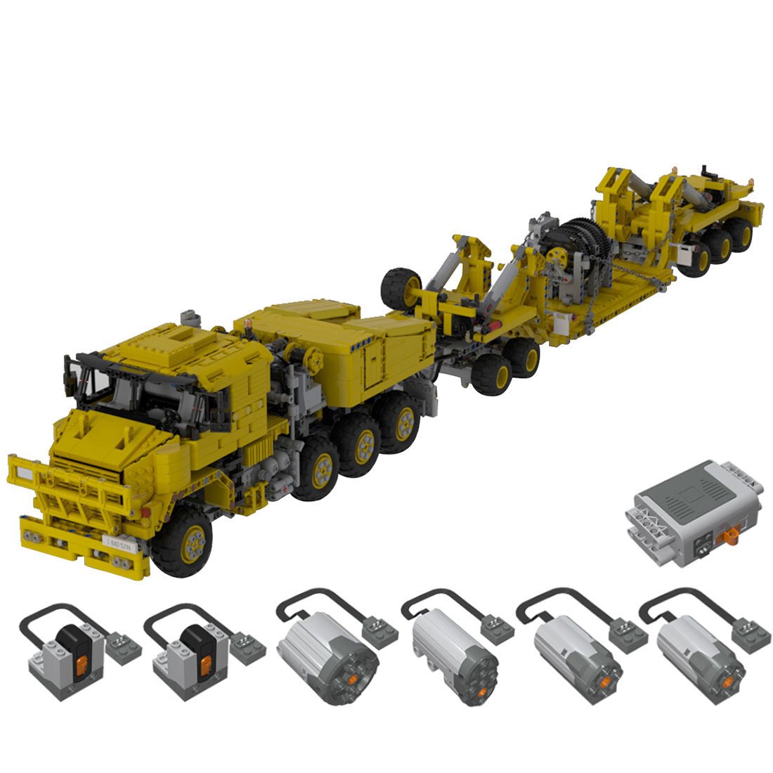 MOC - 34732 Schwerlasttransporter mit Aufhängungsmodell - LesDiy - Klemmbausteine