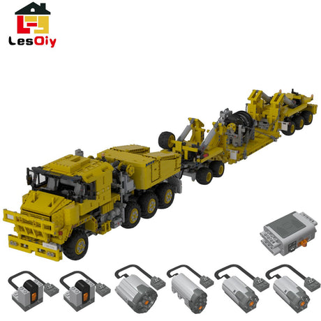 MOC - 34732 Schwerlasttransporter mit Aufhängungsmodell - LesDiy - Klemmbausteine