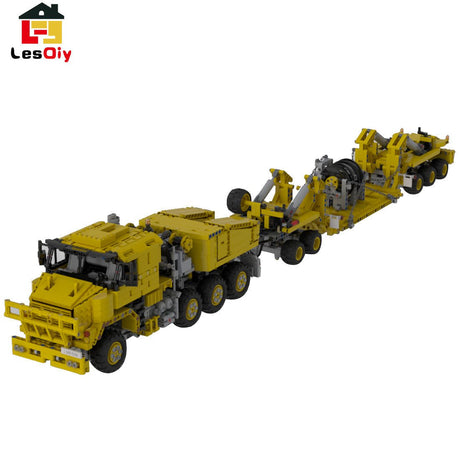 MOC - 34732 Schwerlasttransporter mit Aufhängungsmodell - LesDiy - Klemmbausteine