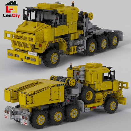 MOC - 34732 Schwerlasttransporter mit Aufhängungsmodell - LesDiy - Klemmbausteine