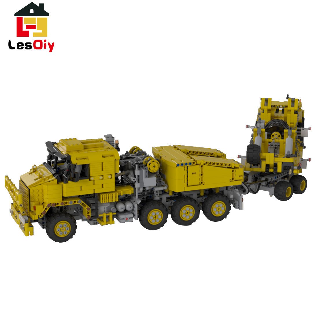 MOC - 34732 Schwerlasttransporter mit Aufhängungsmodell - LesDiy - Klemmbausteine