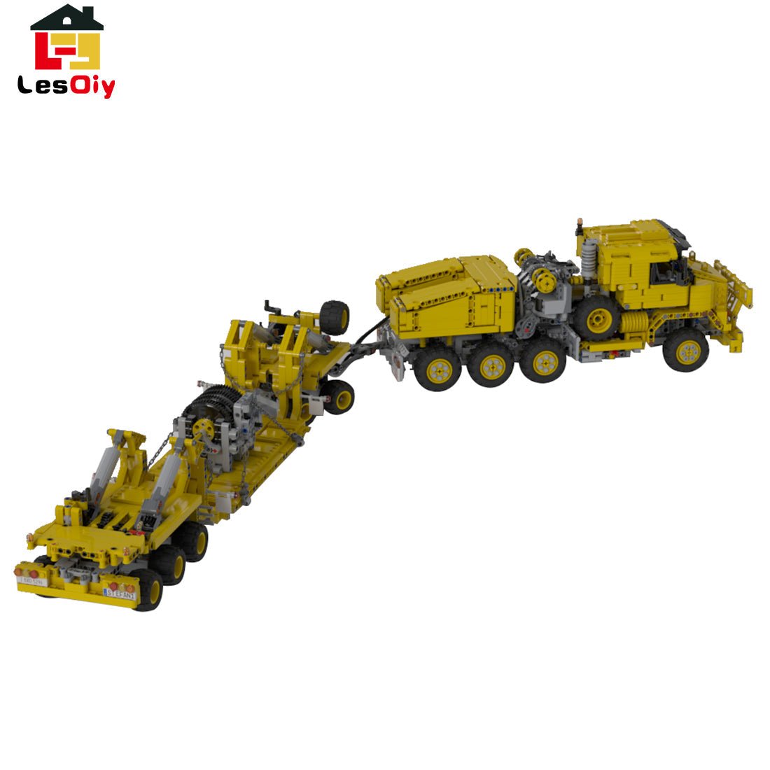 MOC - 34732 Schwerlasttransporter mit Aufhängungsmodell - LesDiy - Klemmbausteine