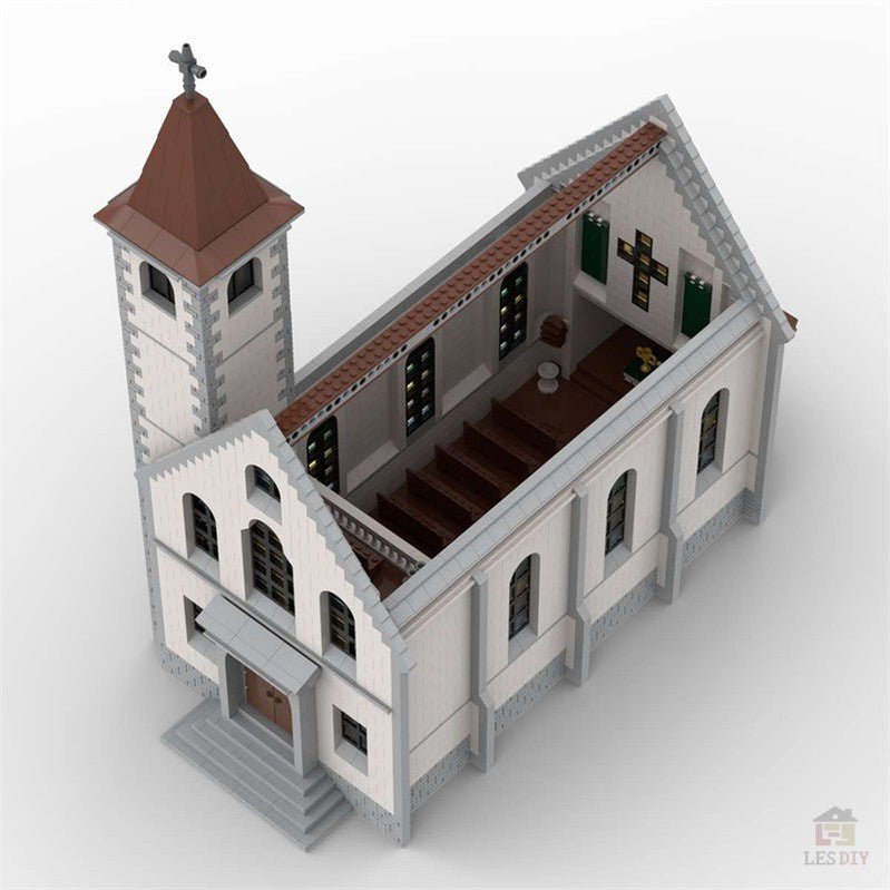 MOC - 34956 Die Kirche Klemmbausteine - LesDiy - Klemmbausteine