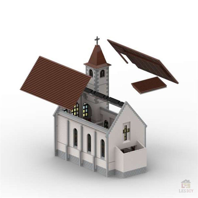 MOC - 34956 Die Kirche Klemmbausteine - LesDiy - Klemmbausteine