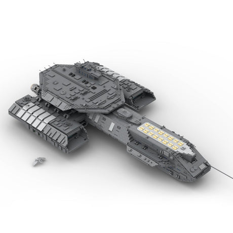 MOC - 35381 USS Daedalus Sci - Fi - Schlachtschiff Klemmbausteine - LesDiy - Klemmbausteine