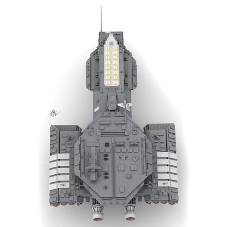 MOC - 35381 USS Daedalus Sci - Fi - Schlachtschiff Klemmbausteine - LesDiy - Klemmbausteine