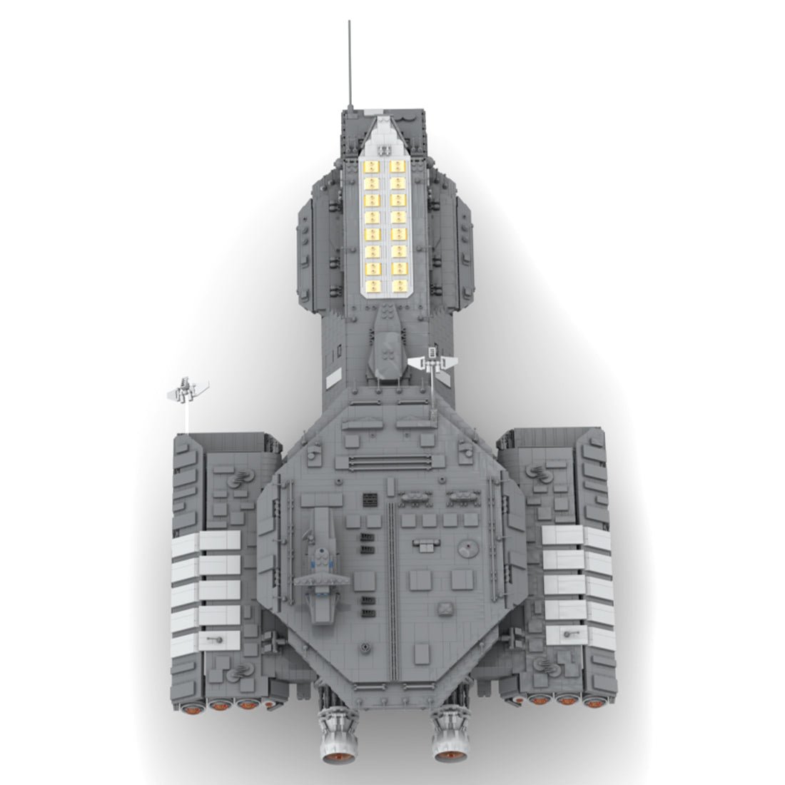 MOC - 35381 USS Daedalus Sci - Fi - Schlachtschiff Klemmbausteine - LesDiy - Klemmbausteine