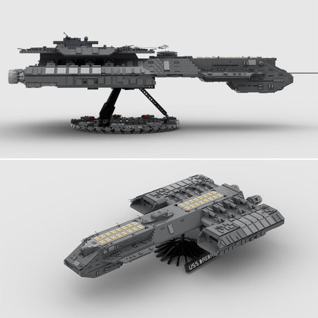 MOC - 35381 USS Daedalus Sci - Fi - Schlachtschiff Klemmbausteine - LesDiy - Klemmbausteine