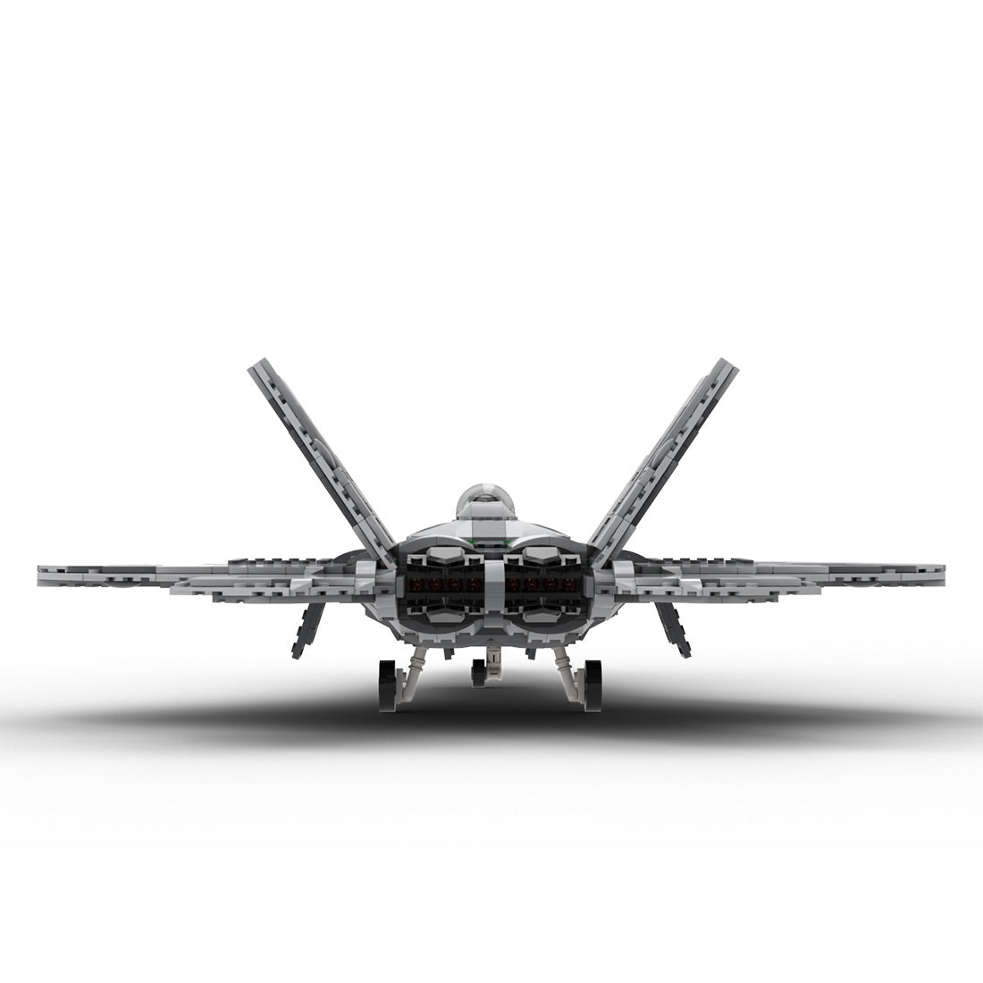 MOC - 35918 F - 22 RAPTOR | 1:34 Minifig Scale | Lockheed Martin (v2) Klemmbausteine - LesDiy - Klemmbausteine