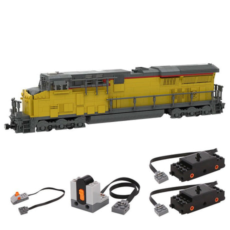 MOC - 36031 Union Pacific ES44AC Klemmbausteine - LesDiy - Klemmbausteine