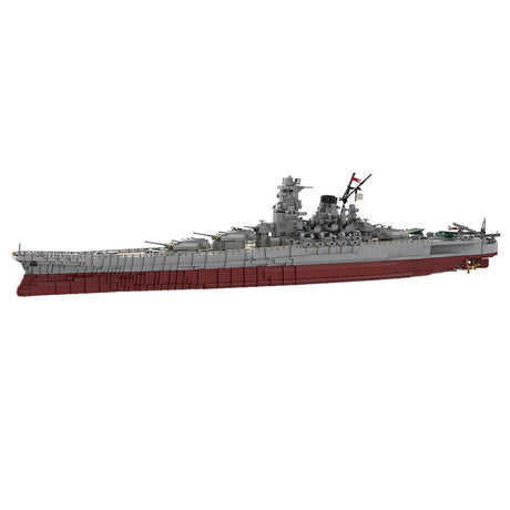 MOC - 37260 IJN Yamato 1:200 klemmbausteine - LesDiy - Klemmbausteine