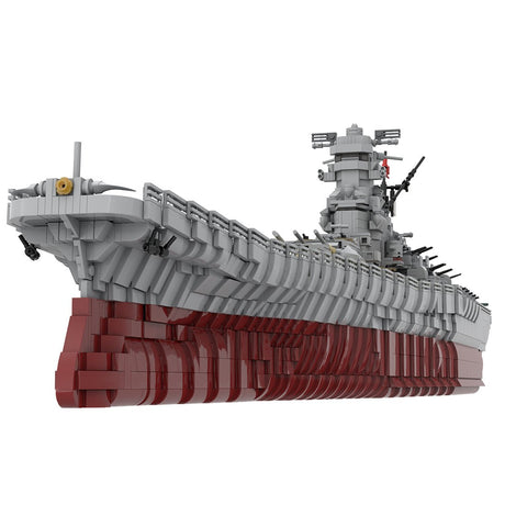 MOC - 37260 IJN Yamato 1:200 klemmbausteine - LesDiy - Klemmbausteine