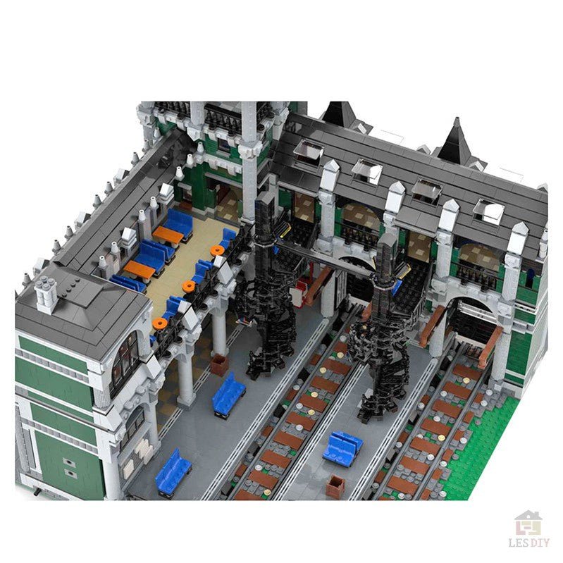 MOC - 37719 Modular Bahnhof - LesDiy - Klemmbausteine