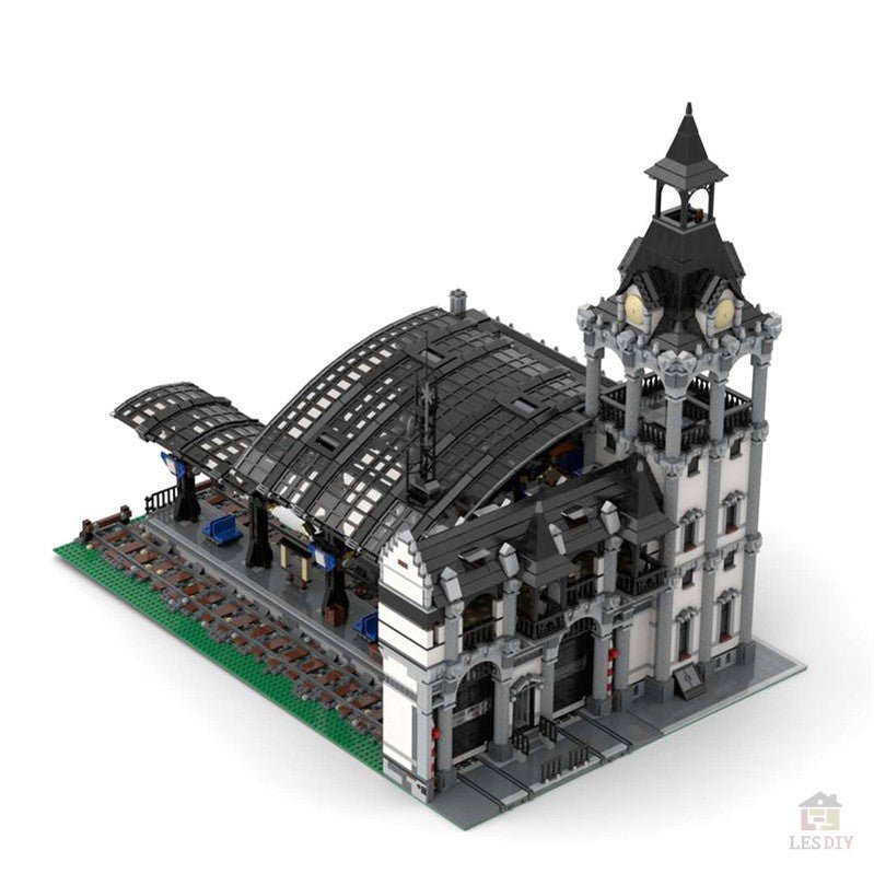 MOC - 37719 Modular Bahnhof - LesDiy - Klemmbausteine