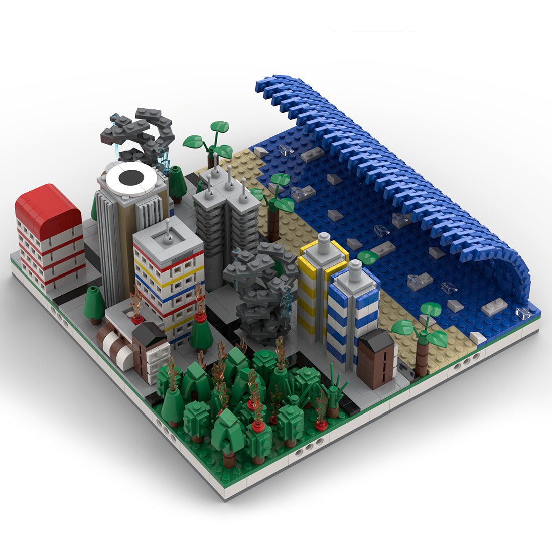 MOC - 37911 Apocalypse - The End of World Klemmbausteine - LesDiy - Klemmbausteine